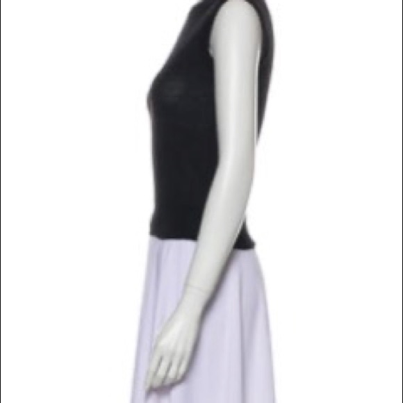 RARE CHANEL Charcoal Gray Sweater Cashmere/Silk BN - Picture 11 of 16